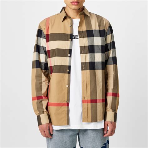 burberry mens shirt hole nipple|Burberry long sleeve shirts.